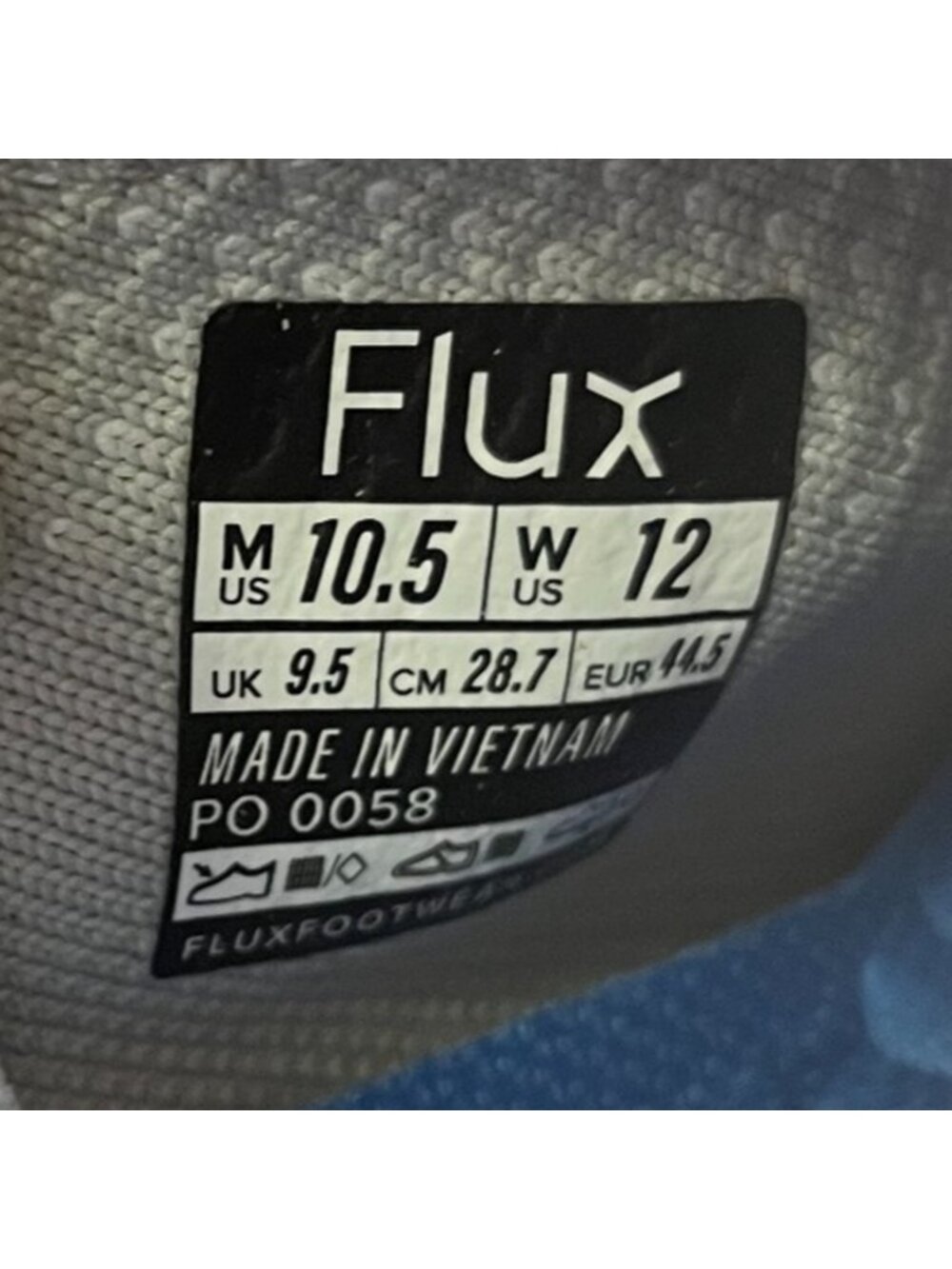 Flux Footwear Adapt Runner White Gum Mens Size 10.5 Athletic Walking Knit Shoes - Picture 9 of 9